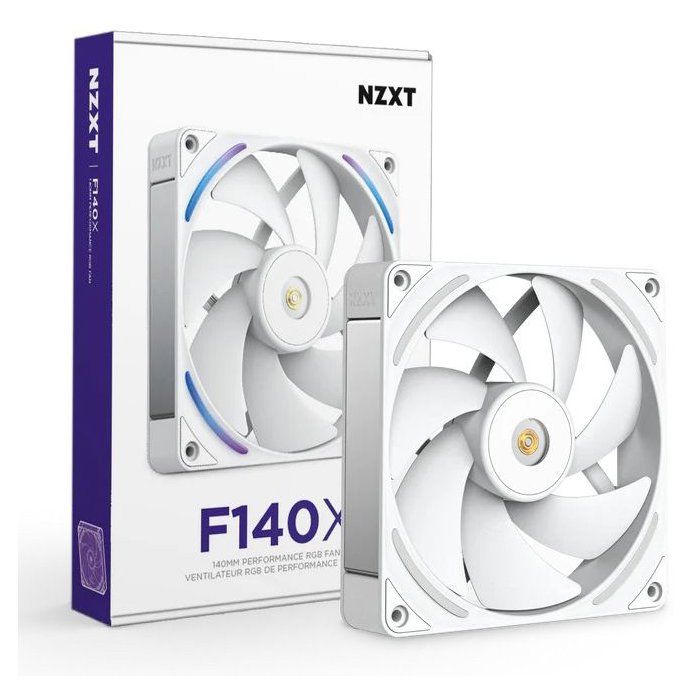 Ventilateur PC - NZXT - F140X RGB (RF-U14PN-W1) - Ø 140 mm