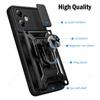 For Motorola Moto G14 4G G54 G84 5G Slide Lens Camera Protection Shockproof Armor Case for Moto Edge 40 Pro Neo 30 Ultra Magnetic Ring Holder Cover