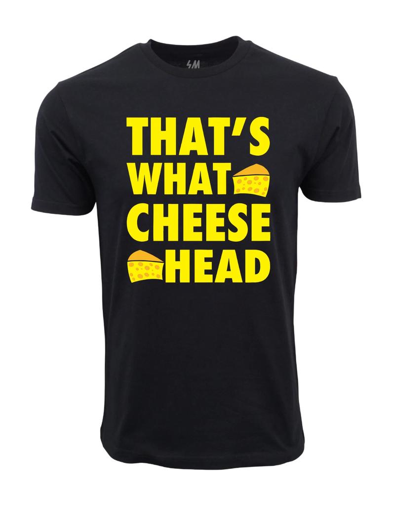 Unisex Adult Casual Graphic Thats What Cheese Head Graphic T shirt ...