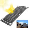 Portable Monocrystalline Solar Panel Flexible USB Port 10W for Outdoor Emergency Charging