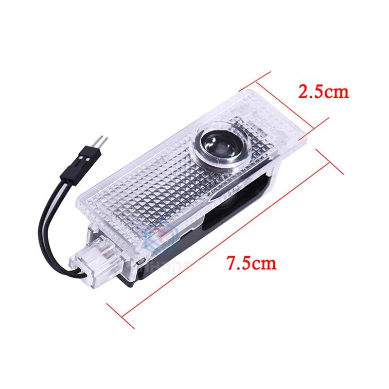 2X LED Lights Car Door Projector Welcome Light Auto Accessories For Mini Cooper One S JCW R55 R56 R50 R53 R60 F55 F56 Countryman g3