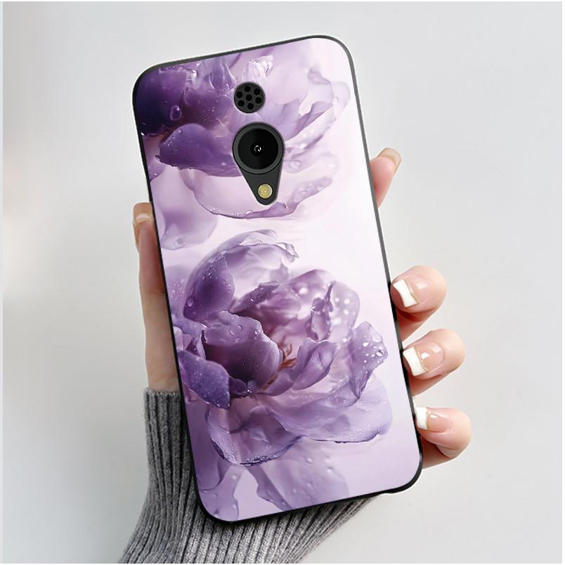Корпус Для Nokia 150 2G 2023 TA-1582 Чехол Эстетичный Роскошный Милый Крутой Мальчики Девочки Черный Матовый Мягкий ТПУ Полностью Защитная Задняя Крышка