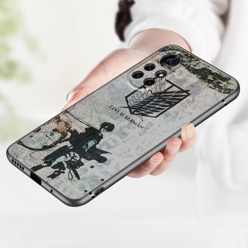 Чехол для телефона с логотипом аниме «Атака Титанов» для Huawei Honor 60 50 SE 30S Mate 30 20 10 Lite 40 Nova 9 8 Pro Y60 8i 7i 7SE 5T Premium