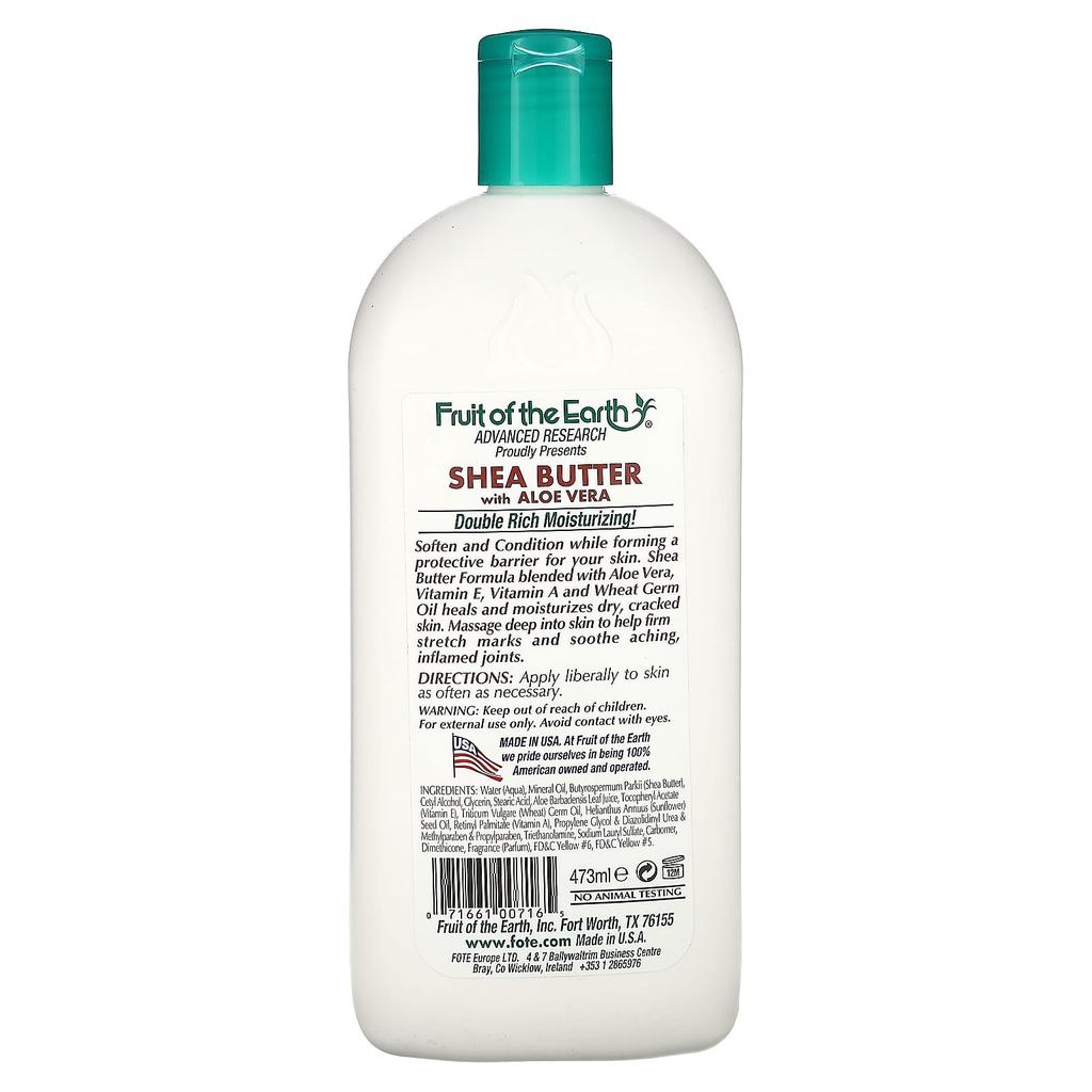 Skin Care Lotion, Shea Butter & Aloe Vera, 473Ml(16Fl Oz)
