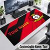 Custom Name Text Mouse Pad Bayer Leverkusen Football Personalized Desk Pad For Work And Gaming