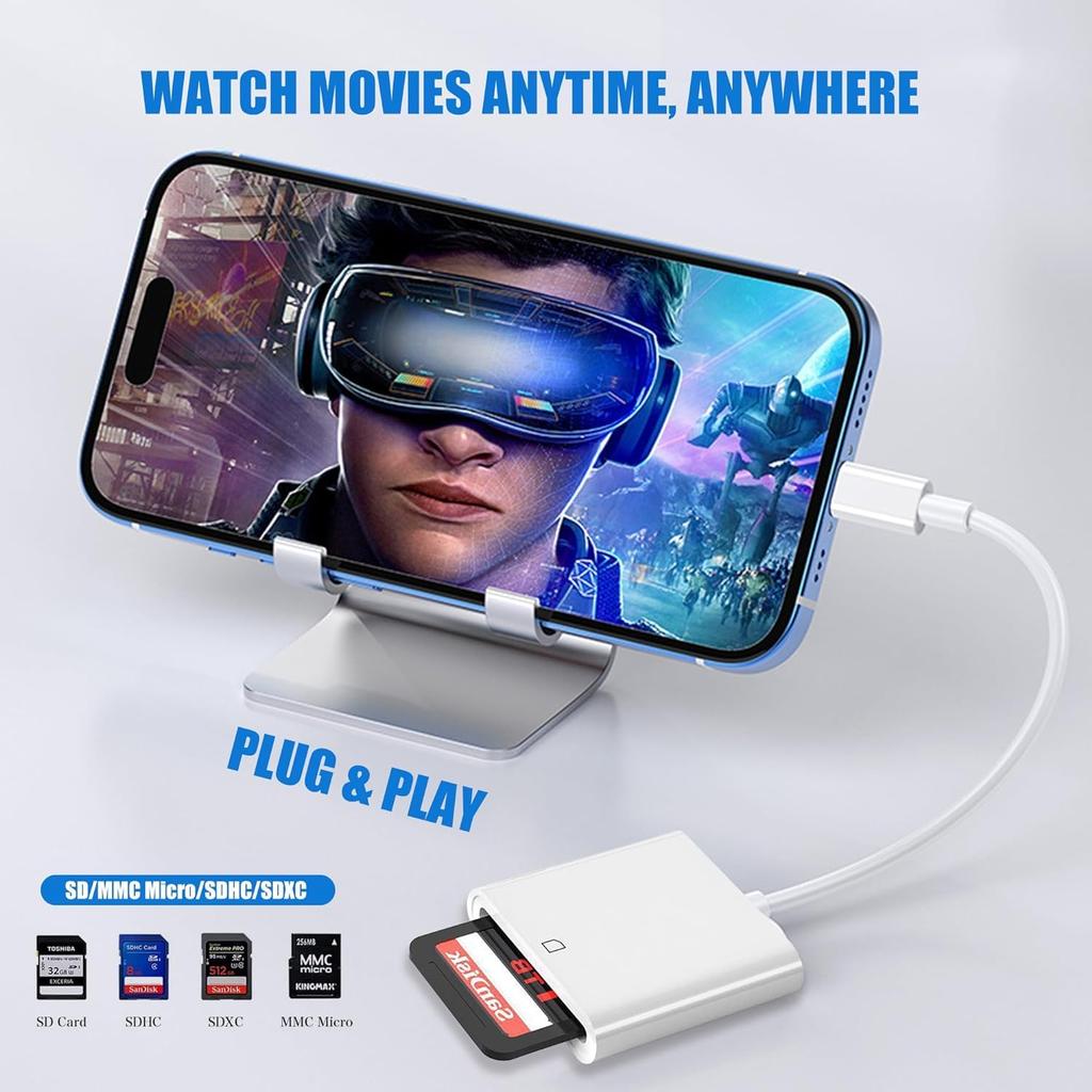 OTG Card Reader USB Type C to TF Memory Card Adapter для iPhone 15 Pro Max Plus Samsung Xiaomi Huawei ПК Ноутбук Smart Card Reader