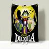 Cartoon C-Count Duckula Throw Lightweight 240g Flannel Blanket Soft Skin-friendly for Summer Cooling