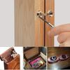 8pcs 8/10/12/14/16mm 180 Degree Opening Angle Hidden Barrel Hinges Brass Concealed Furniture Hinges for Cabinets/Invisible Doors