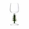 360 ML Christmas Tree Drinking Goblet 3D Highball Glass Creative High Stemmed Glass  Party