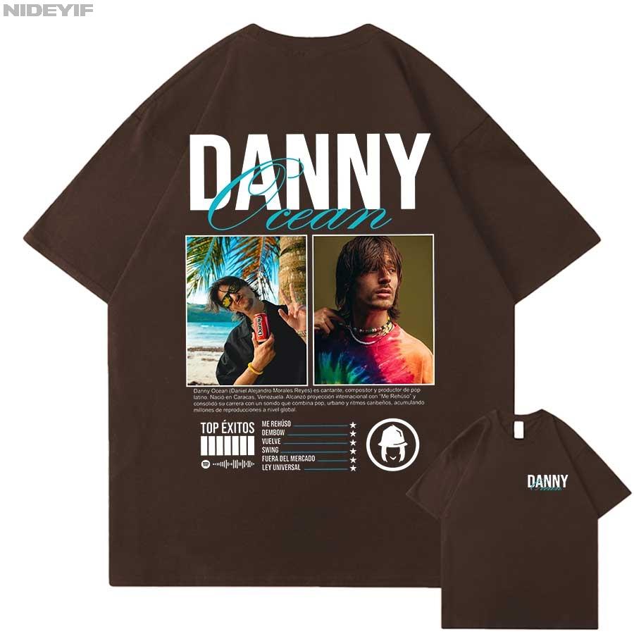 Rapper Danny Ocean Graphic T shirt for Unisex Women Hiphop Streetwear Oversized Tops 100 Cotton TShirt DNO1