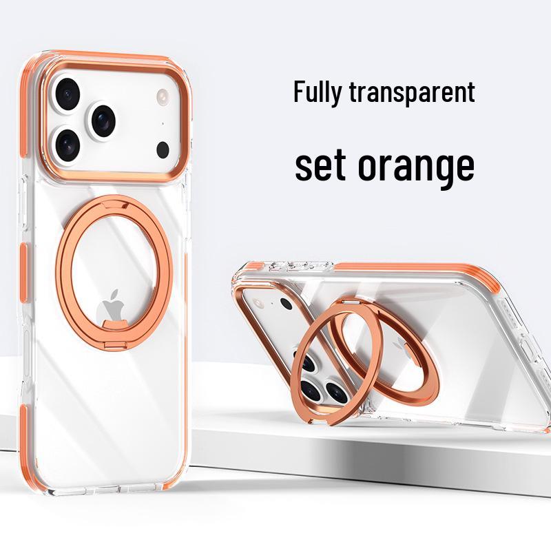 Чехол-подставка с двойным цветом и магнитным креплением для iPhone 17 Pro Max