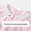 YEEHOO Girls' Doll Collar Short Sleeve T-Shirt