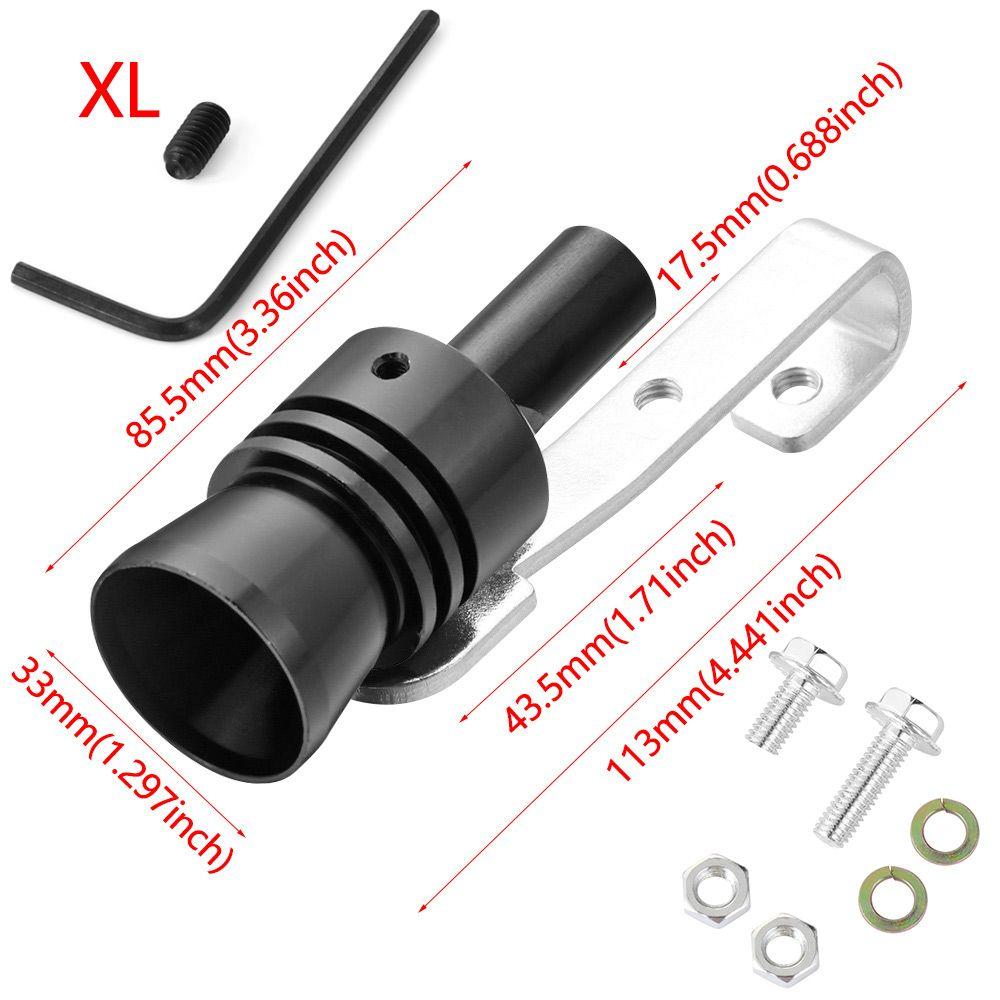 Valve Tail Exhaust Muffler Pipe Sound Simulator Whistle Car Turbo Exhaust Pipe Roar Maker Sound