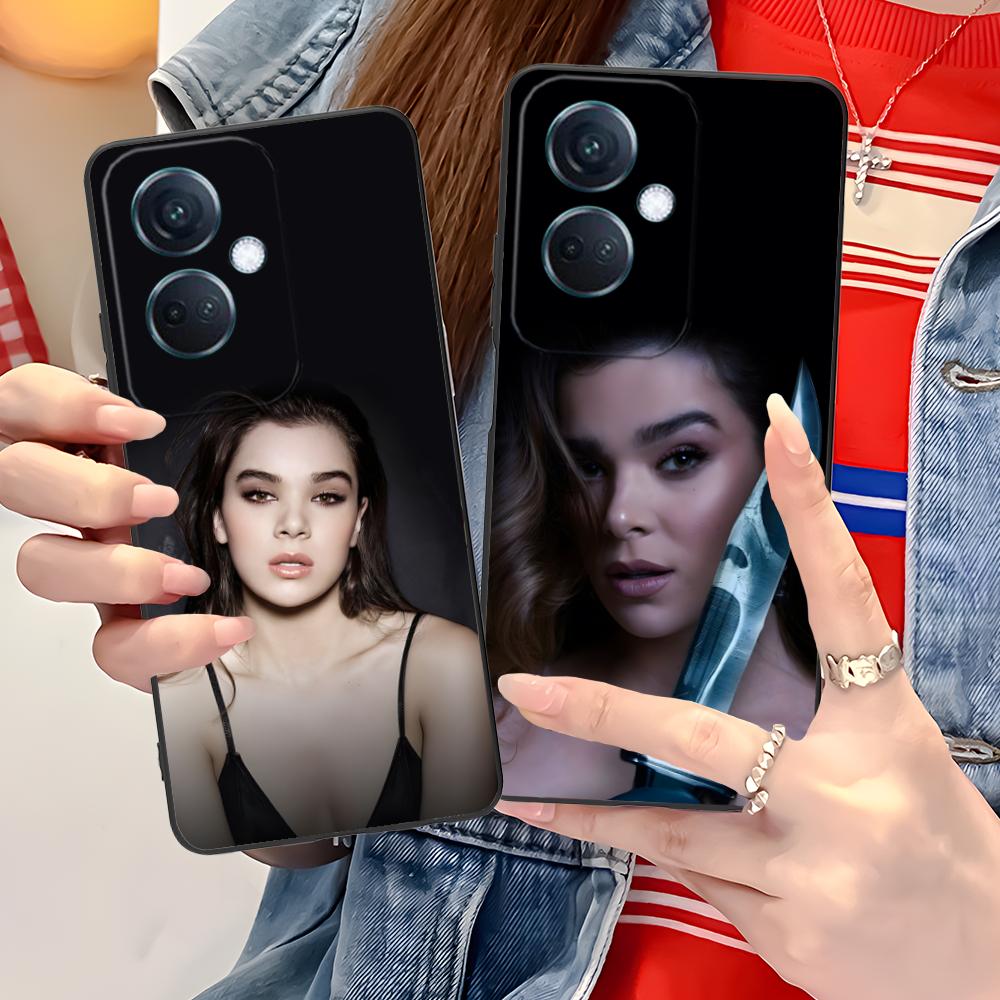 Матовый ТПУ чехол для мобильного телефона Hailee Steinfeld для OPPO Reno 14 13 12 11 10 9 8 7 6 5 F T Pro 5G Цветная печать
