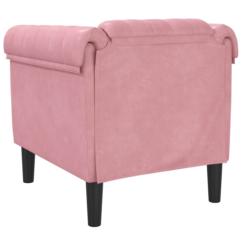 Armchair Rose Velvet