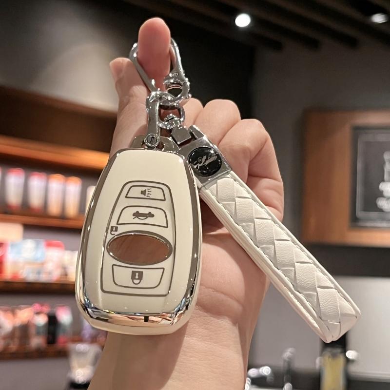Чехол для брелока с ремешком для ключей для Subaru Forester, Outback, Ascent, Crosstrek, BRZ, Impreza, STI, Legacy, WRX