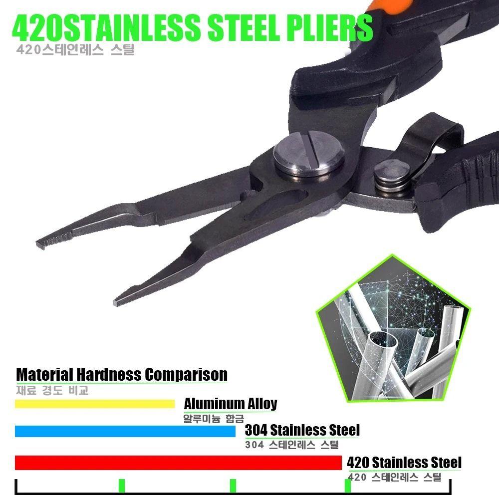 High-strength Fishing Tied Hooks Pliers Anti-slip Cut Fishing Line Equipment Outdoor Camping