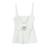 2025 Spring Women's Sweet Slim Fit Vest with Back Bow