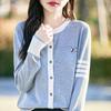 Женский легкий кардиган из 50% шерсти и 50% шелка Mulberry — универсальный трикотаж на все 4 сезона для комфорта и стиля в любое время года