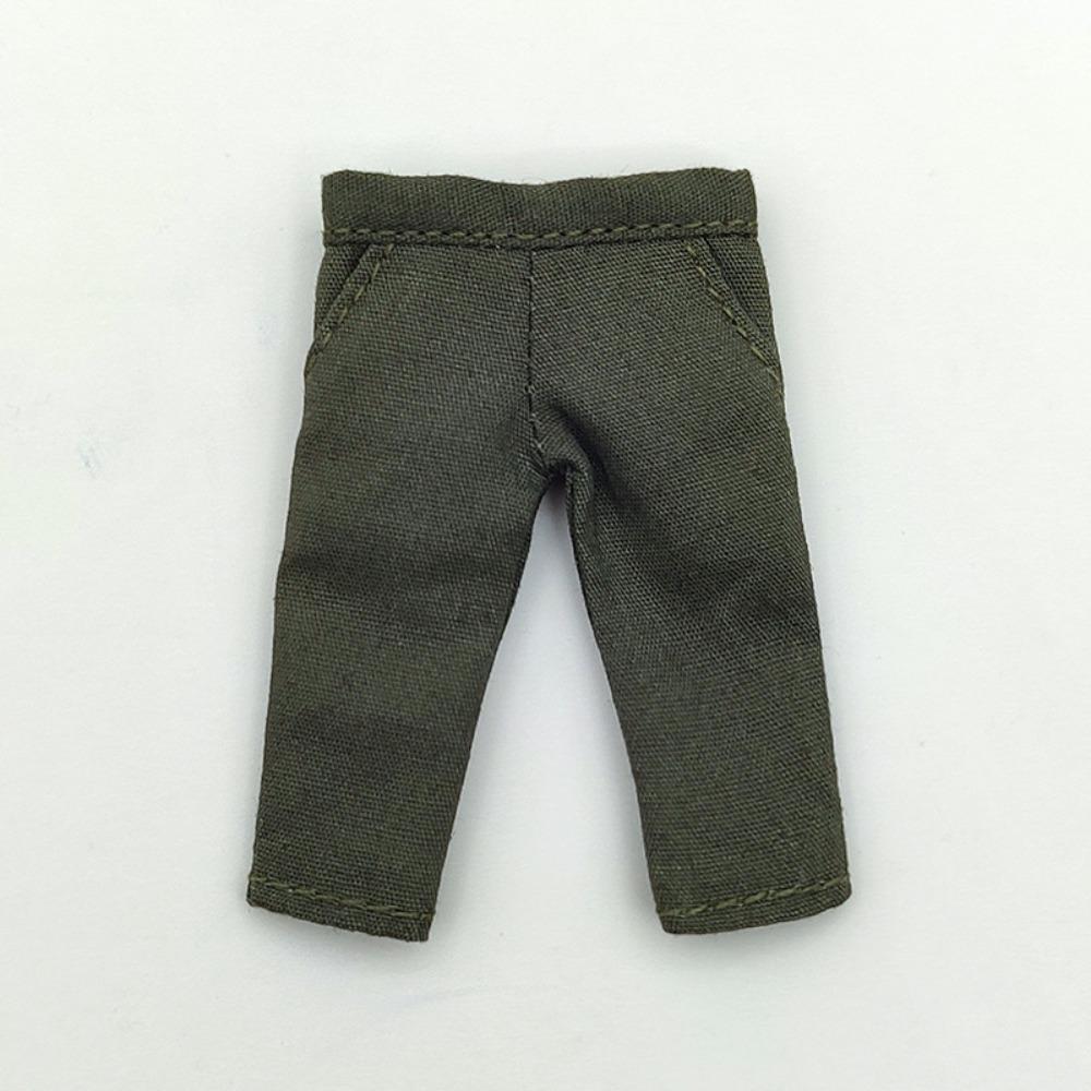 Cute Doll Clothes Mini Denim Trousers for 1/11 OB11/Obitsu11Dolls/1/12Bjd Doll Doll Accessories