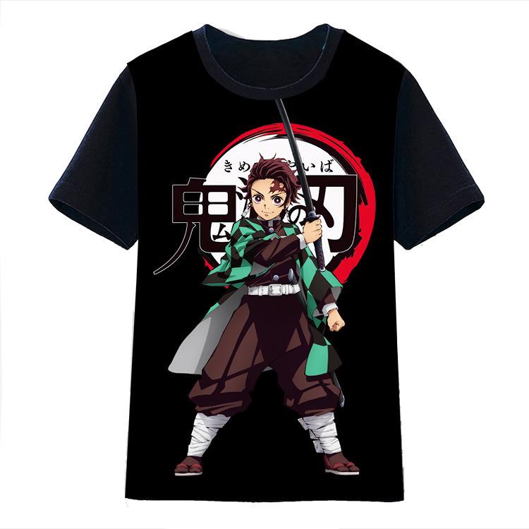 Детские футболки, футболка для мальчиков с рисунком аниме, футболка с 3D-принтом, модные повседневные топы с принтом, летняя одежда с короткими рукавами