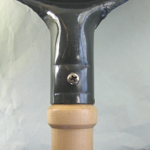 Yamada Industrial Co., Ltd. 27cm Iron Saucepan with Wooden Handle, Made in Japan, Outdoor, Chinese Style, Yamada Chinese Wok 001056