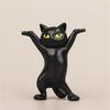 Funny Cat Doll Ornaments Kawaii Cats Pen Holder Plastic Crafts Earphone Support For Room Office Desk Accessories Home Decoration