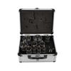 Carbide Hole Saw Set 16 To 54mm 3 Flute Carbide Hole Cutter with Center Drill Bit Hex Wrench Aluminum Box