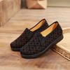 Fashion Light Weight Comfort Slip On Anti Skid Flat Shoes for Women Lady Casual Comfort Black Shoes G1208