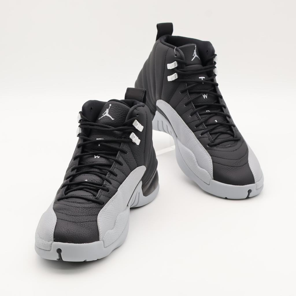 CT8013-010 Nike Air Jordan 12 Retro Баронс Черный и Волк Серый (Мужской)
