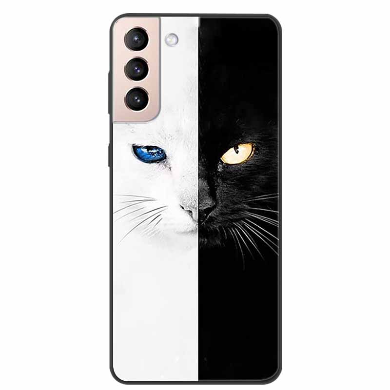 Для Samsung Galaxy S21 FE 5G чехол с мультяшной росписью, мягкие чехлы из ТПУ для телефонов Galaxy S21FE S 21 FE, силиконовая задняя крышка, милый чехол