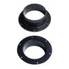 Round Wall Flange Connector Black Vent Pipe Adapter Exhaust Pipe Connector  Ventilation Pipe
