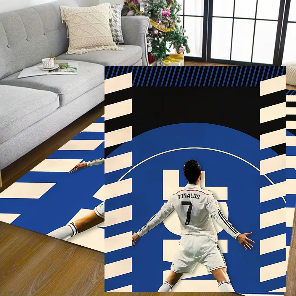 Ronaldo's Iconic Celebration Area Rug Design for Decorate room Dormitory Bedrooms Kitchen Anti-slip Rug Decorate Offices