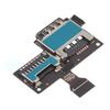 For Samsung Galaxy S4 Mini LTE i9195 SIM Card and SD Card Reader Holder Contact Flex Cable OEM