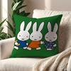 Kawaii MMiffy cushion cover For Pillow Printing Sofa Decoration Home Car Room Coffee Shop Office Nordic Simplicity