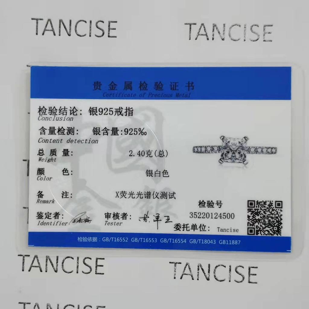 Танцизное женское классическое кольцо из стерлингового серебра 925 пробы с цирконом, женские ювелирные изделия, свадебное обещание, подарок для вечеринки