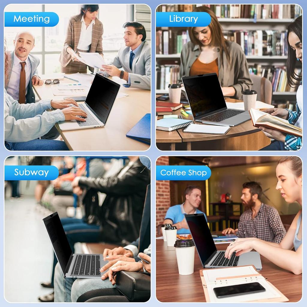 Магнитный экран Yamaya Laptop Privacy Screen для MacBook Pro 16 дюймов (2021-2023, М1,М2) -A2485/A2780, съемный защитный экран для экрана компьютера Mac 13" 14"