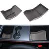Waterproof TPE Car Storage Box Interior Organizer For Tesla Model 3/Y Central Armrest Hidden Boxes Auto Accessories