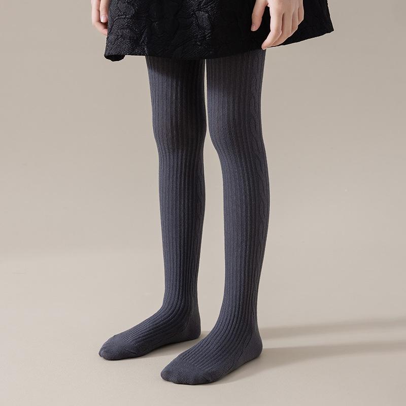 Колготки для девочек, теплые леггинсы, весна 2024, колготки для девочек, детские колготки, детские штаны, однотонная хлопковая одежда, весна-осень