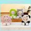 Dinosaur Panda Wolf Rabbit Hat Baby Plush Toy Cartoon Stuffed Doll Gift Kids
