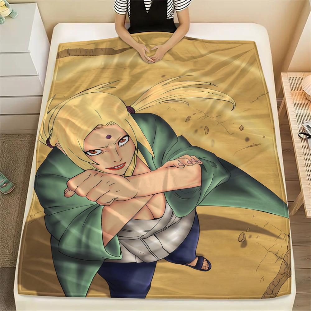 Tsunade Battle Art Flannel Blanket, High quality Comfortable for All Seasons, Home Decor, Warmth and Comfort