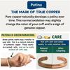 Браслет из 100% чистой меди, выкованный вручную. Изготовлено из цельной меди высокого калибра и польза для здоровья. Улучшите свое самочувствие со стилем…