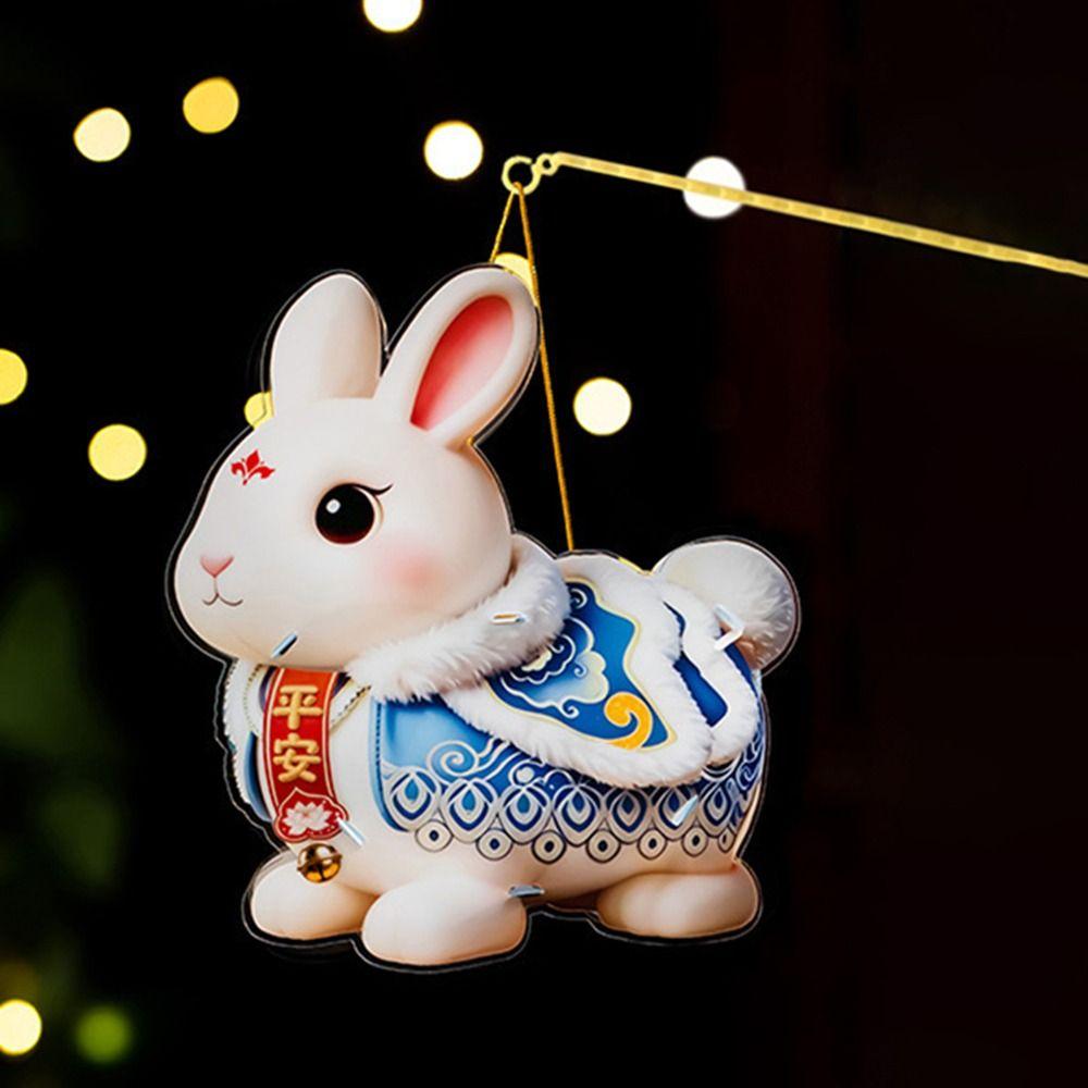 PVC Mid-Autumn Festival Rabbit Lantern DIY Lantern Decoration Lantern Festival Decoration