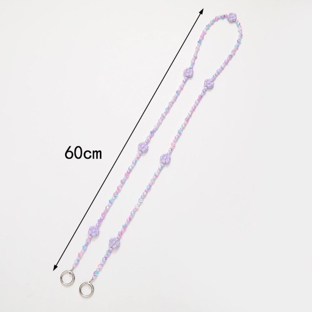 Сумка-цепочка через плечо ремешок для мобильного телефона Цветочные бусины шейные ремешки для телефона Чехол для телефона Подвесной