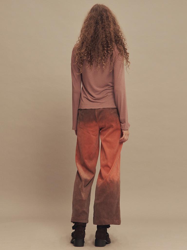 SETSETSET Vintage Fade Corduroy Pants Orange
