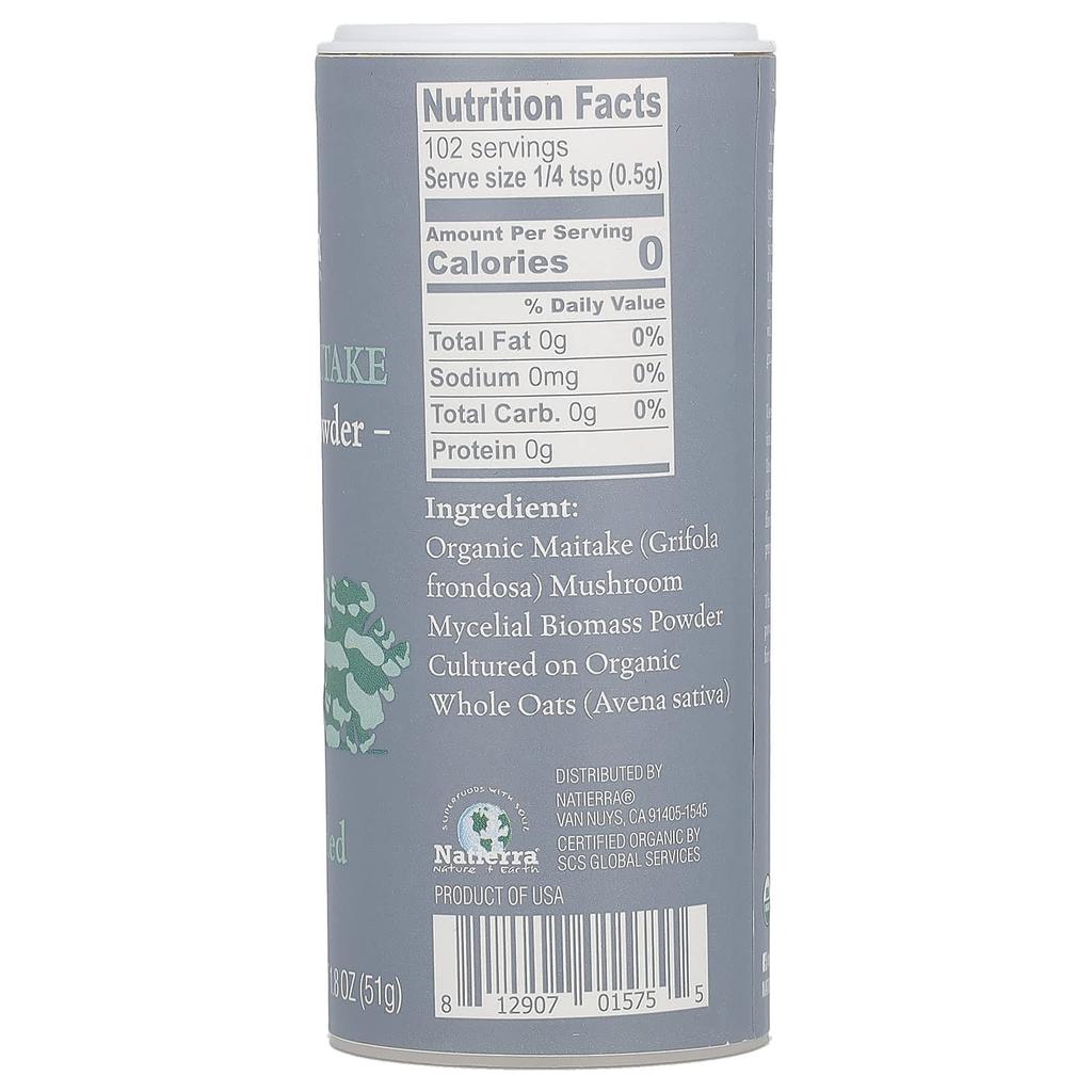 Organic Mushroom Powder Shaker, 51G(1.8Oz)