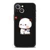 Чехол Bubududu с Пандой для iPhone 16 15 14 13 12 11 Pro Max 7 8 Plus XR XS Силиконовый Мягкий Fundas Shell Capas Bags Coque