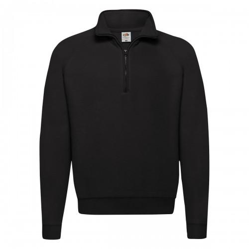 Fruit of the Loom Mens Classic Zip Neck Sweatshirt
