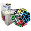 Megaminx 3x3 ZCUBE Puzle Cubo Megico Pentagon 3 By 3 Z-CUBE Megamix Magic Cube Stickerless Carbon Fiber Z CUBE Puzzle Black Side