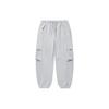 Мужские вязаные спортивные штаны Li Ning Серые AKLU231-3